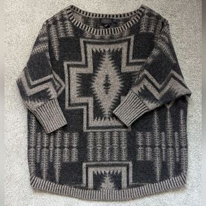 Pendleton Oversized 100% Lambs Wool Sweater S/M